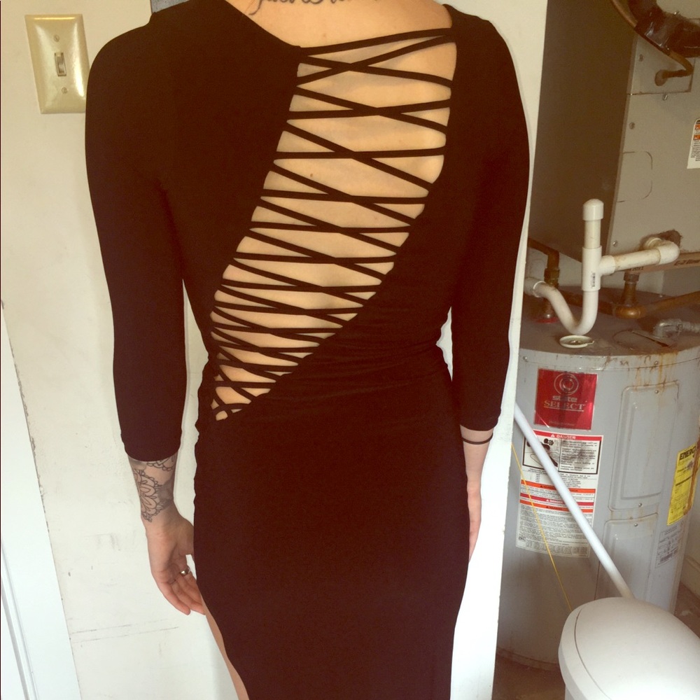 Black formal gown/dress